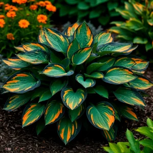 Хоста Бархатный Полог купить по цене от 560р. в интернет-магазине «Посадика» с доставкой почтой в в Шенкурске и по всей России – [изображение №1].